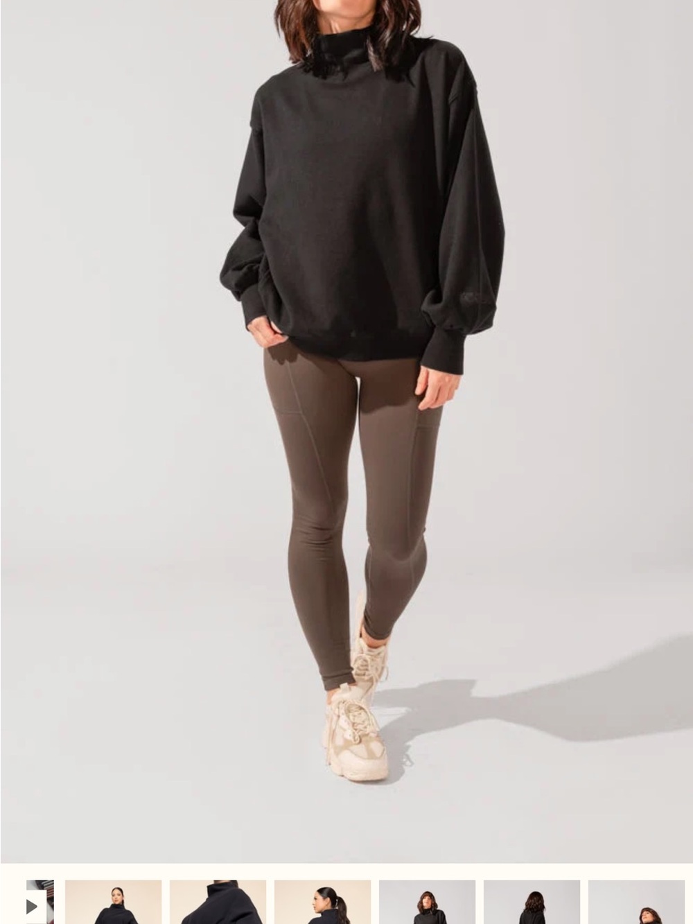 Ooey Goeey MockNeck Sweatshirt size L/XL POPFLEX